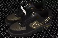 nike air force one black gold